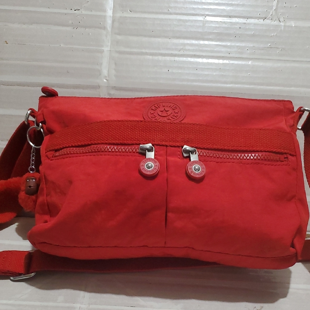 KIPLING Felicia Monkye Red Women's Bag